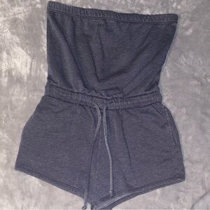 Women's Aeropostale Gray Strapless Romper